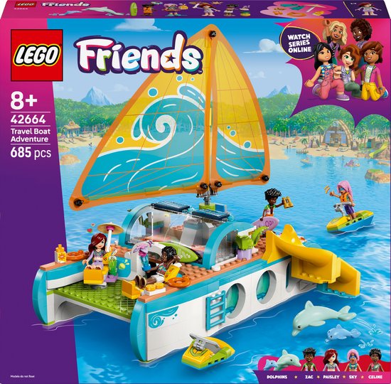 LEGO Friends Avontuurlijke Bootreis Boot Speelgoed voor Kinderen - 42664 van LEGO