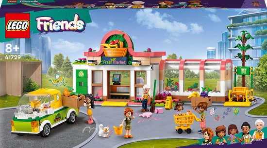 LEGO Friends Biologische supermarkt Speelgoed met Vrachtwagen en Minipoppetjes - 41729 van LEGO