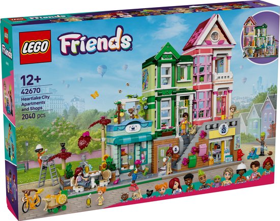 LEGO Friends Heartlake City appartementen en winkels 42670 van LEGO