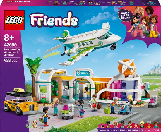 LEGO Friends Heartlake City vliegveld en vliegtuig 42656 van LEGO