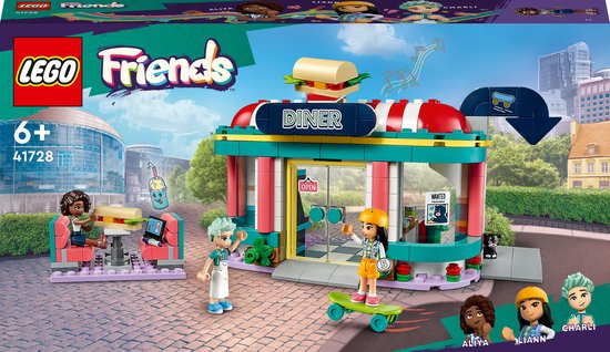 LEGO Friends Heartlake restaurant in de stad Speelgoed Set met Personages voor 2023 - 41728 van LEGO