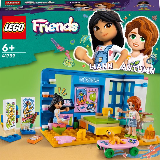LEGO Friends Lianns kamer Speelset met Minipoppetjes en Accessoires - 41739 van LEGO