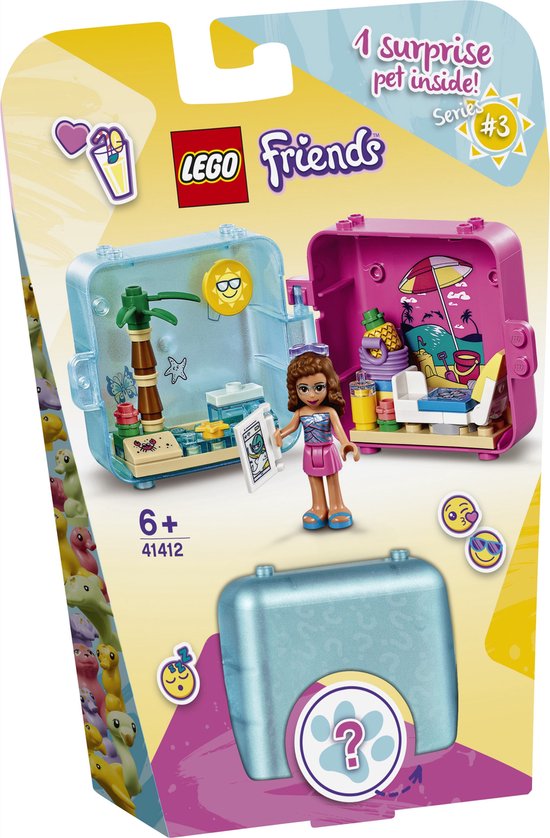 LEGO Friends Olivia's Zomerspeelkubus - 41412 van LEGO