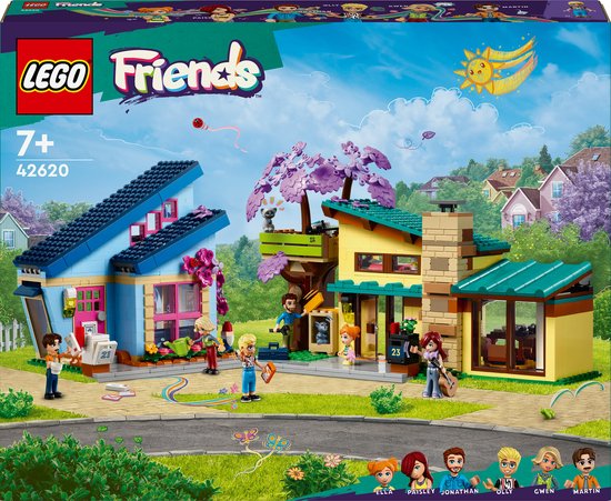 LEGO Friends Olly en Paisley's huizen - 42620 van LEGO