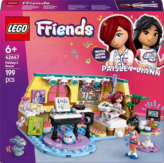 LEGO Friends Paisley's kamer Bouwpakket voor Kinderen - 42647 van LEGO