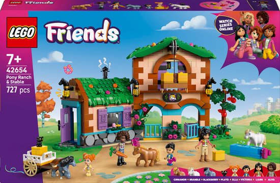 LEGO® Friends Ponyboerderij en Stal Bouwset - 42654 van LEGO