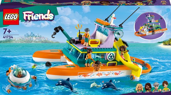 LEGO Friends Reddingsboot op zee Boot Speelgoed Set voor Meisjes en Jongens - 41734 van LEGO