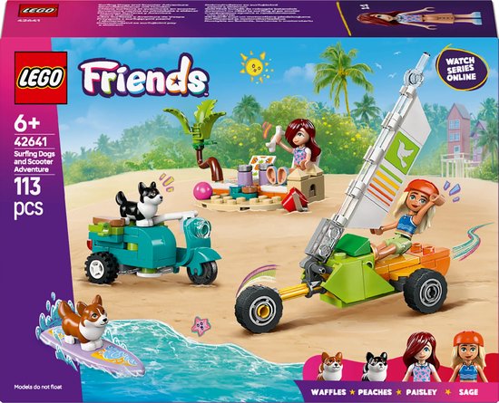 LEGO Friends Surf- en scooterplezier met de honden - 42641 van LEGO