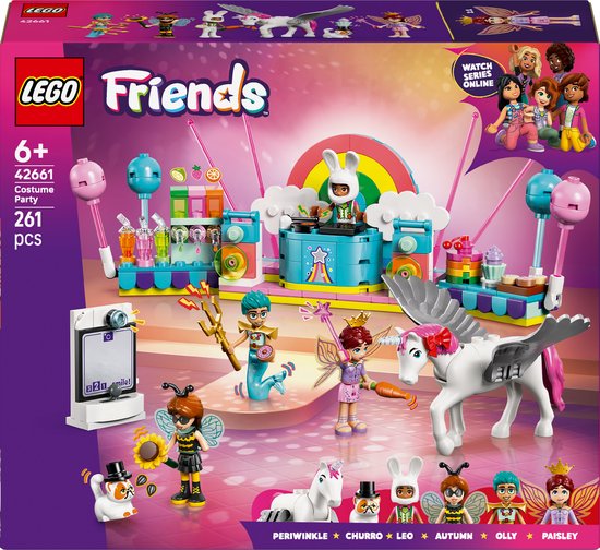 LEGO® Friends Verkleedfeestje met Eenhoorn en Fee - 42661 van LEGO