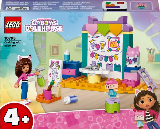 LEGO Gabby's poppenhuis Knutselen met Babykitty 10795 van LEGO