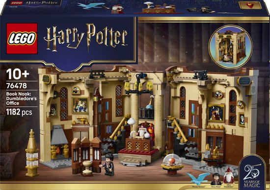 LEGO® Harry Potter™ Boekensteun: Het Kantoor van Perkamentus - Bouwset voor Spelen en Neerzetten - Magische Zweinstein™ Decoratie - Cadeau voor Kinderen Vanaf 10 Jaar - 76478 van Merkloos