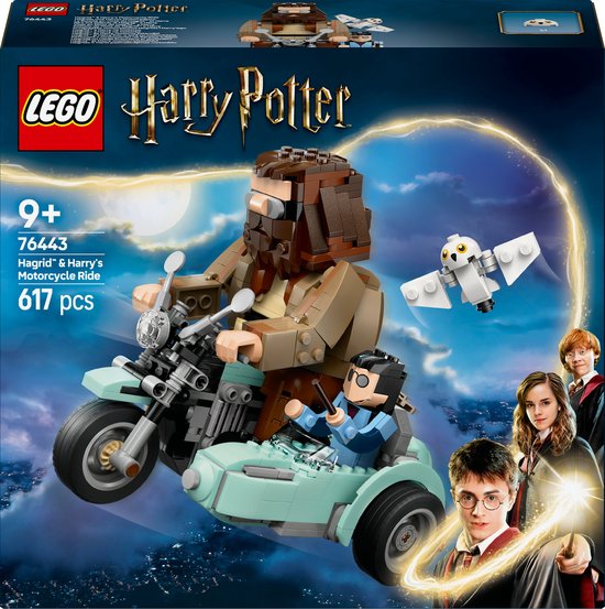 LEGO Harry Potter™ Hagrid™ en Harry's rit op de motor magisch 76443 van LEGO