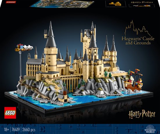 LEGO Harry Potter Kasteel Zweinstein en terrein Grote Set voor Volwassenen - 76419 van LEGO