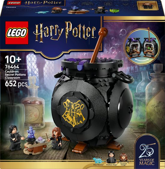 LEGO® Harry Potter™ Ketel met Geheim Toverdrankenklaslokaal - Bouwset om Neer te Zetten - Halloweendecoratie - Creatief Cadeau voor Meisjes, Jongens en Fans Vanaf 10 Jaar - 76464 van Merkloos