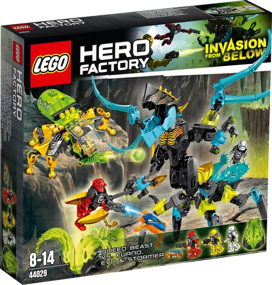 LEGO Hero Factory KONINGINNEBEEST vs. FURNO, EVO & STORMER - 44029 van LEGO