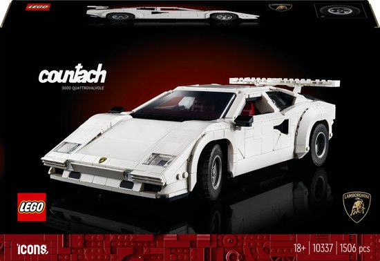 LEGO Icons 10337 - Lamborghini Countach 5000 Quattrovalvole van LEGO