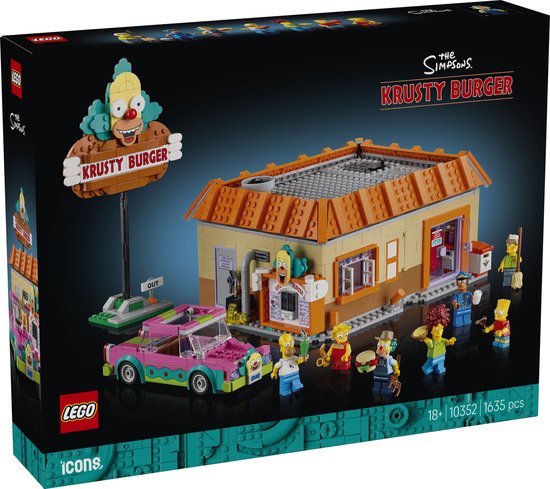 LEGO ICONS 10352 - The Simpsons™: Krusty Burger van LEGO