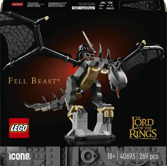 LEGO ICONS 40693, Bouwpakket, 18 jaar, Kunststof, 269 stuk(s), 251 g van Merkloos