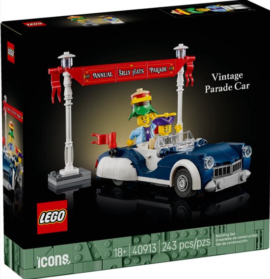 Lego Icons 40913 - Vintage paradeauto (40913) van Merkloos