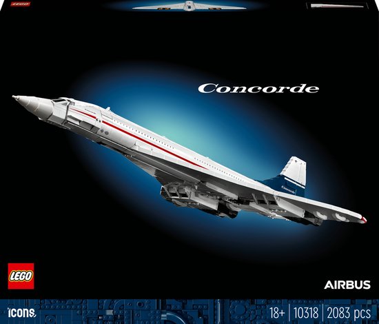 LEGO Icons Concorde - 10318 van LEGO