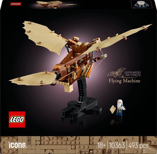LEGO Icons De vliegmachine van Leonardo da Vinci - 10363 van LEGO