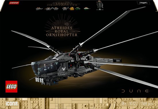 LEGO Icons Dune Atreides Royal Ornithopter Set voor Volwassenen - 10327 van LEGO