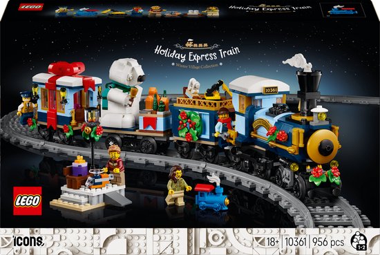 LEGO Icons Feestelijke Kersttrein Kerstdecoratie - 10361 van LEGO
