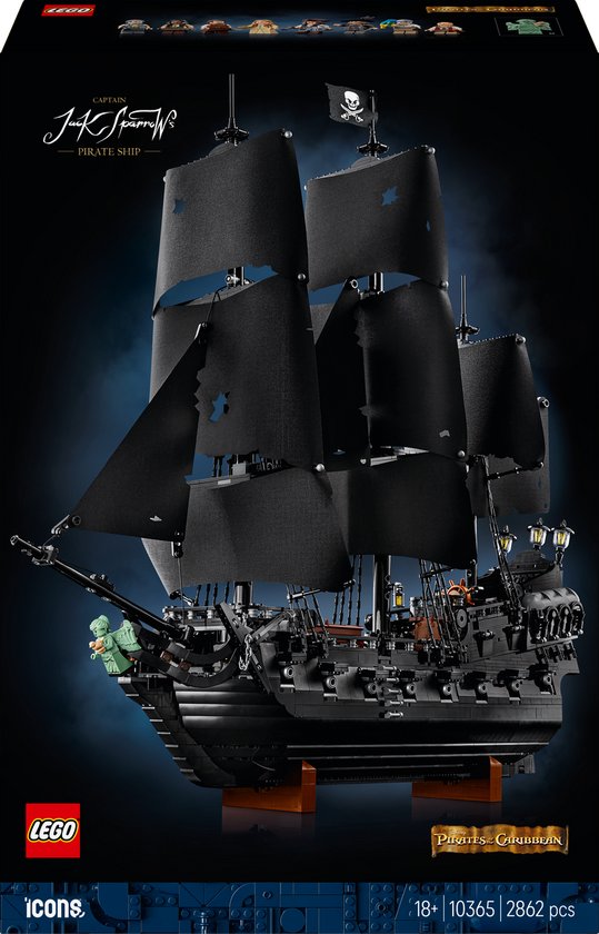 LEGO® Icons Het Piratenschip van Kapitein Jack Sparrow - 10365 van Merkloos
