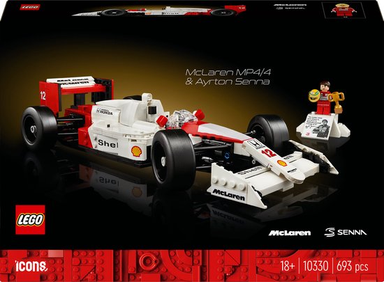 LEGO Icons McLaren MP4/4 en Ayrton Senna - 10330 van LEGO