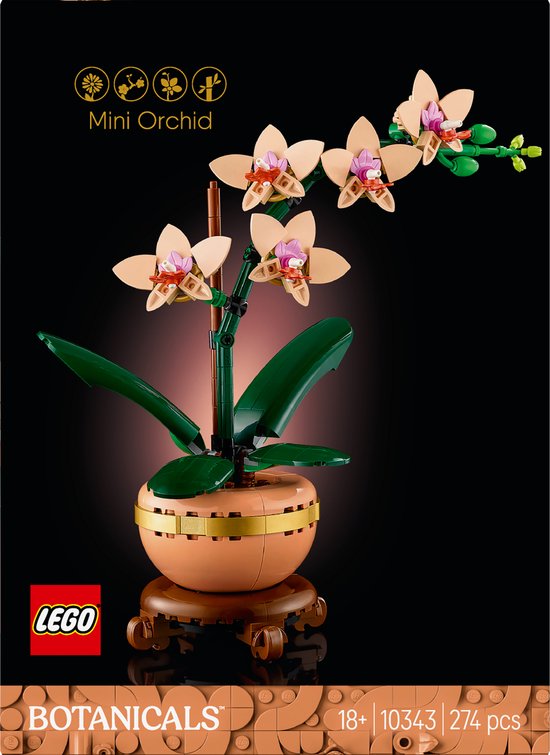 LEGO Icons Miniorchidee - Botanical Collection - 10343 van LEGO