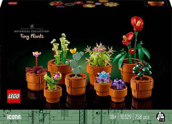 LEGO Icons Miniplantjes - Botanical Collection - 10329 van LEGO