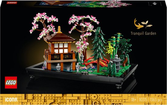 LEGO Icons Rustgevende tuin Botanisch Mindfulness Bouwpakket voor Volwassenen - 10315 van LEGO