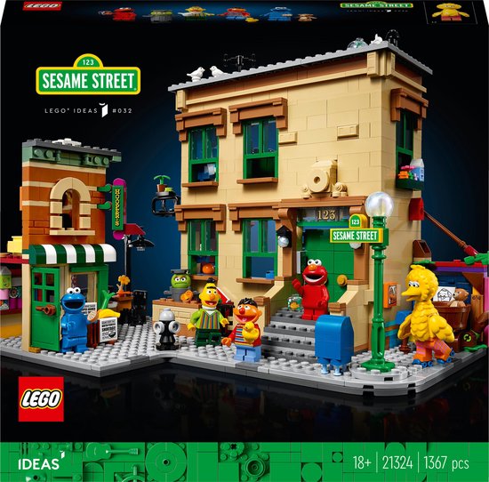 LEGO Ideas 123 Sesame Street - 21324 van LEGO