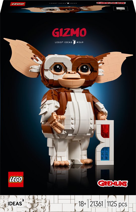 LEGO Ideas Gremlins: Gizmo, Verstelbare Figuur Set - 21361 van Merkloos