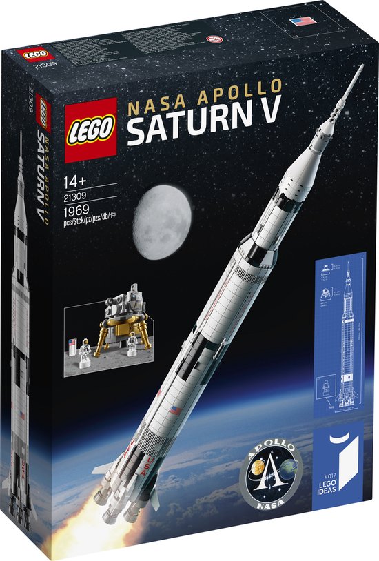 LEGO Ideas NASA Apollo Saturn V - 21309 van LEGO