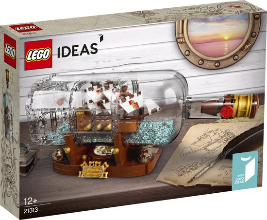 LEGO Ideas Schip in een Fles - 21313 van LEGO