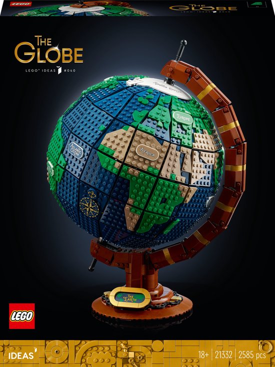 LEGO Ideas Wereldbol - 21332 van LEGO