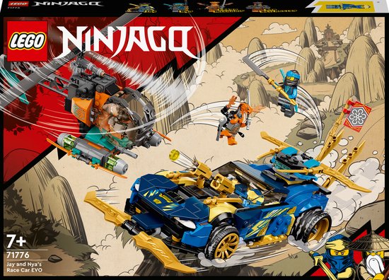 LEGO Jay en Nya’s racewagen EVO - 71776 van LEGO