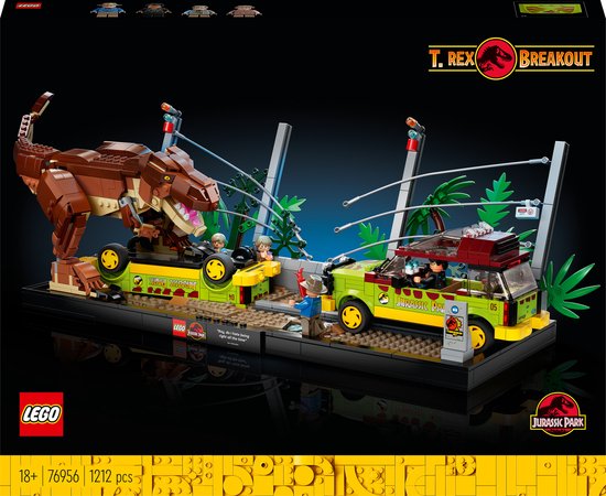 LEGO Jurassic World 76956 T-Rex ontsnapping van LEGO