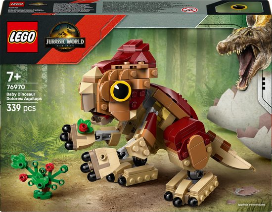LEGO® Jurassic World Babydinosaurus Dolores: Aquilops Speelgoedset - 76970 van LEGO