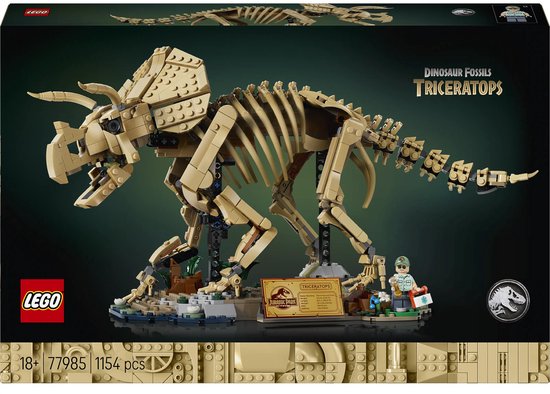 LEGO® Jurassic World Dinosaurusfossielen: Triceratops 77985 van Merkloos
