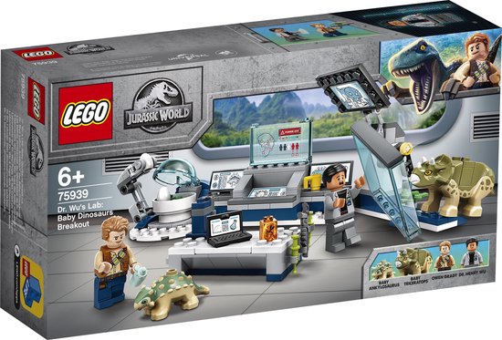 LEGO Jurassic World Dr Wu's Laboratorium: Ontsnapping van de Babydinosaurussen​ - 75939 van LEGO