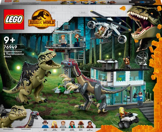 LEGO Jurassic World liganotosaurus & Therizinosaurus Aanval - 76949 van LEGO