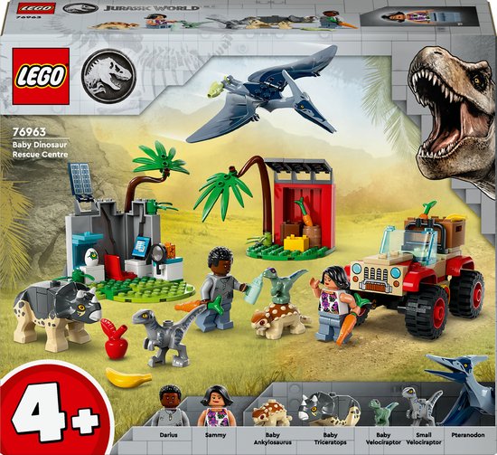 LEGO Jurassic World Reddingscentrum voor Babydinosaurussen - 76963 van LEGO