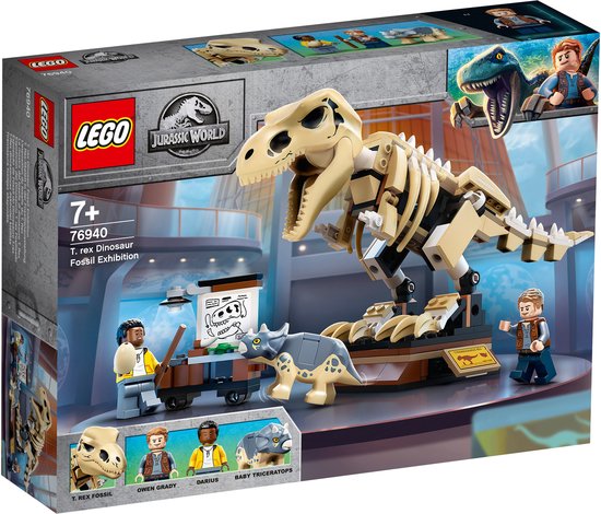 LEGO Jurassic World Tentoonstelling Dinosaurusfossiel van T-Rex - 76940 van LEGO