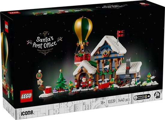 LEGO Kerst Icons 10339 - Postkantoor van de Kerstman van LEGO