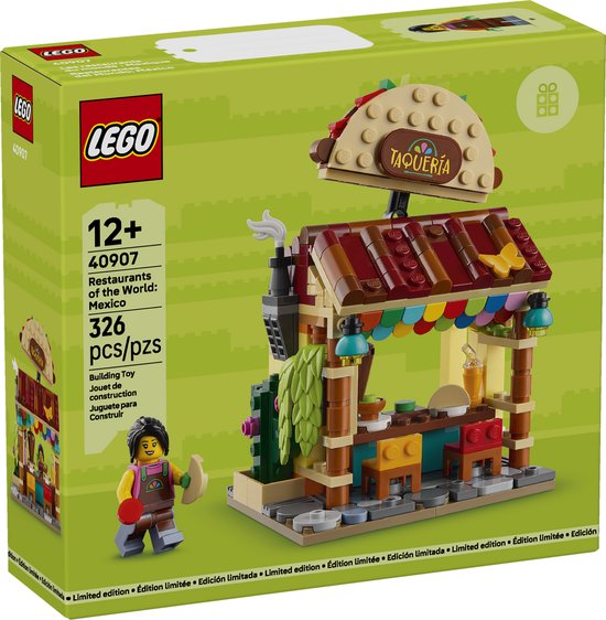 LEGO Limited Edition 40907 - Restaurants van de wereld: Mexico van Merkloos
