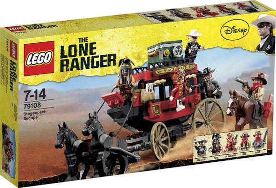LEGO Lone Ranger Postkoets Ontsnapping - 79108 van LEGO