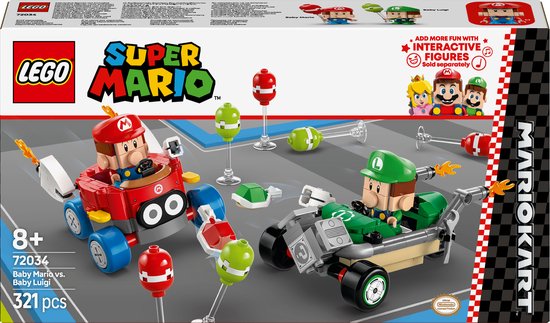 LEGO Mario Kart - Baby Mario vs Baby Luigi - 72034 van LEGO
