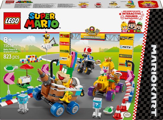LEGO Mario Kart - Baby Peach en grand prix - 72036 van LEGO